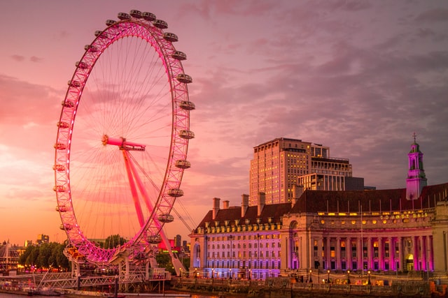 London Eye- beautiful places in england
